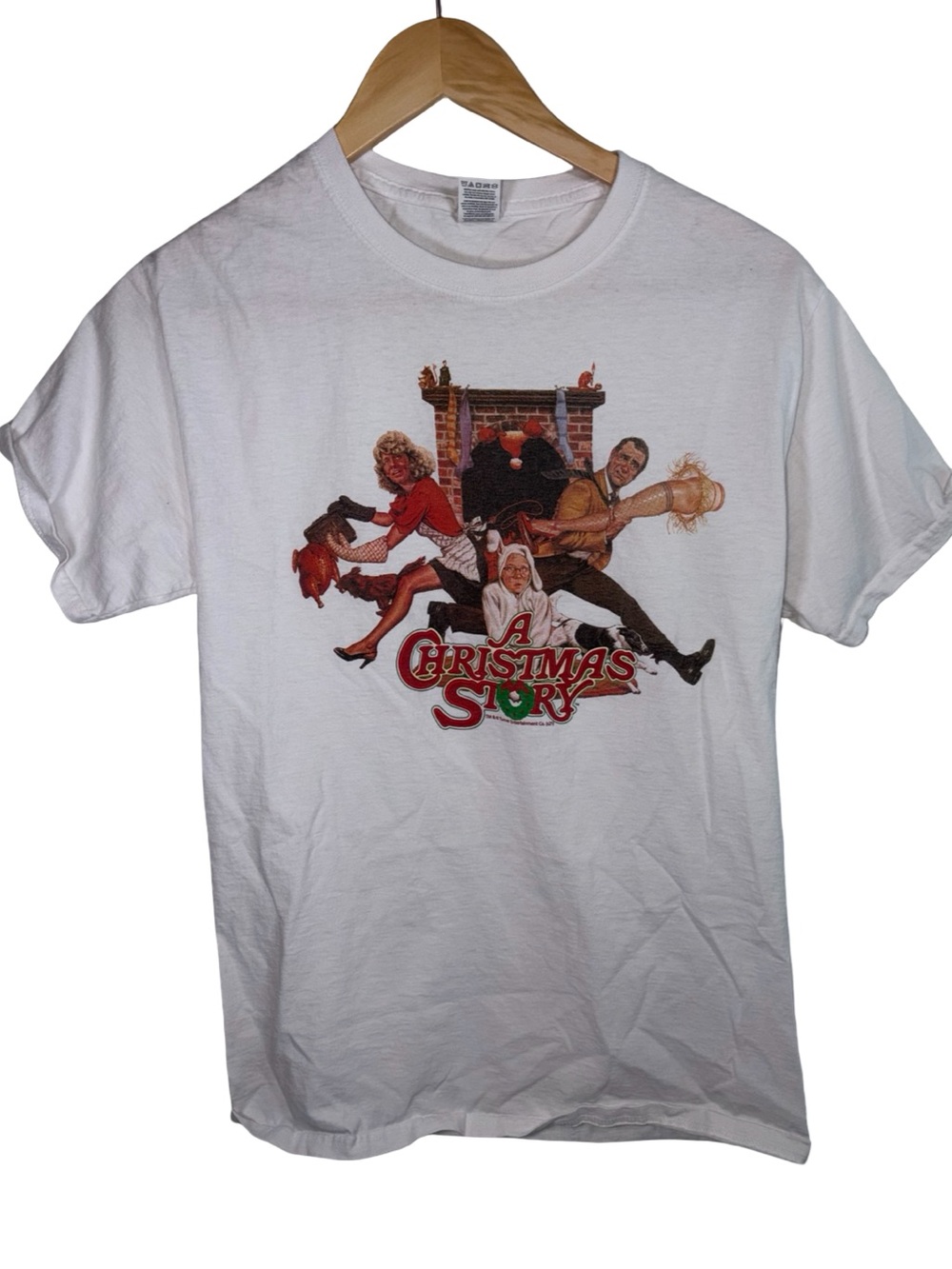 A Christmas Story White Graphic Tee - Holiday Movie Design
